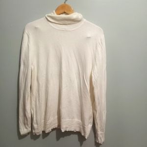 (3for$20) Eddie Bauer xxl off white turtle neck sweater